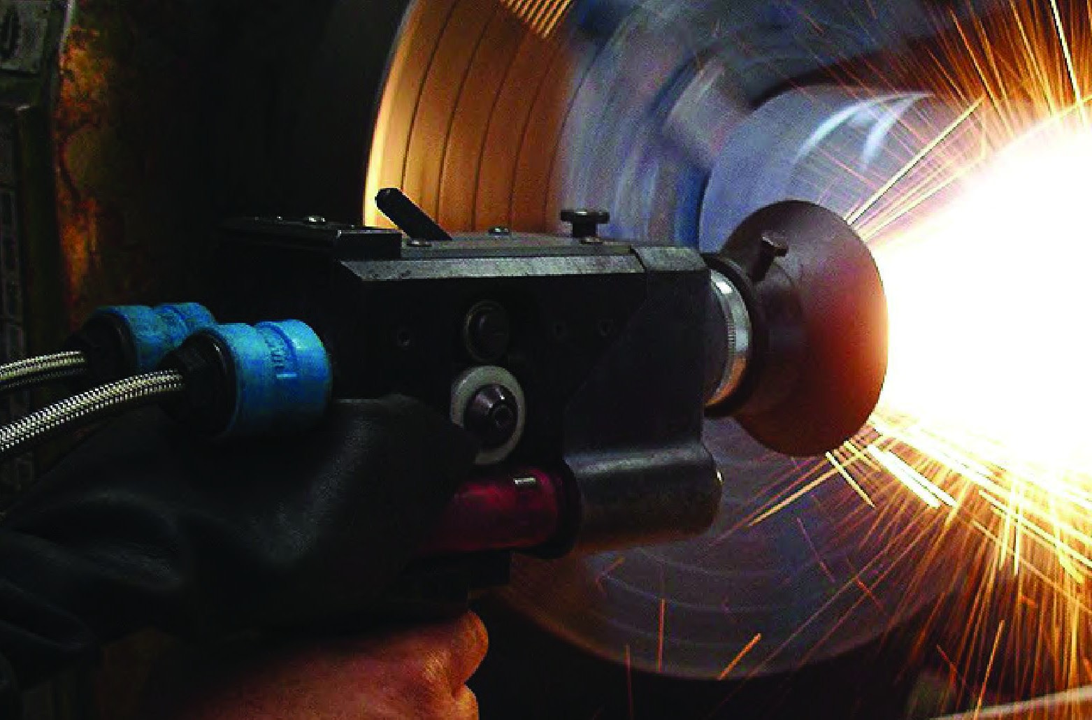 Cold flame spraying imagery from the company presentation