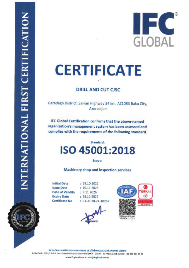 ISO 45001:2018 document