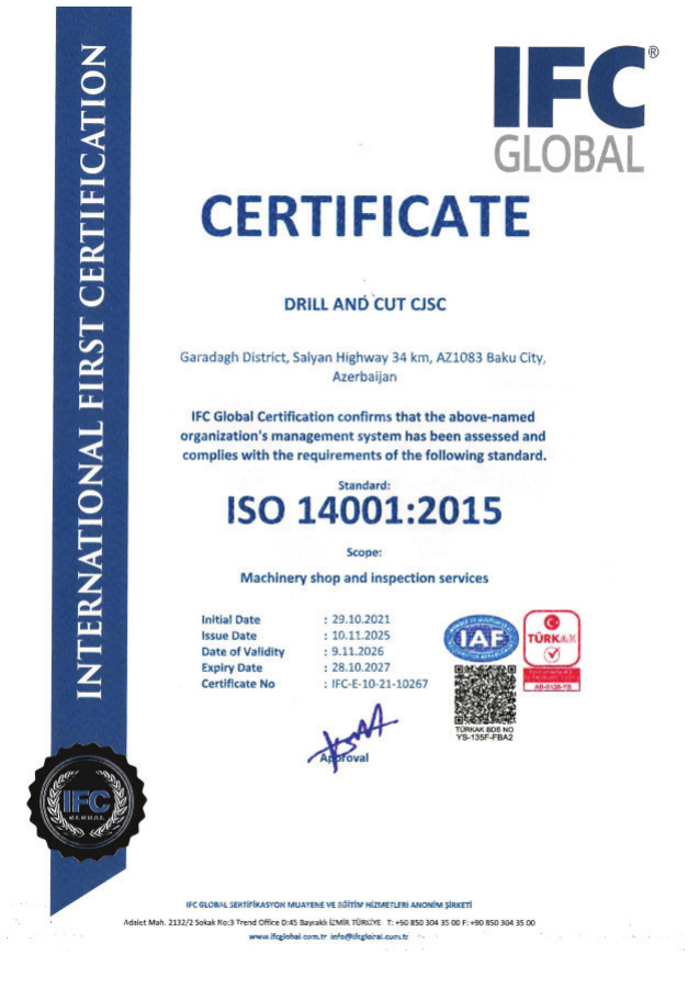ISO 14001:2015 document
