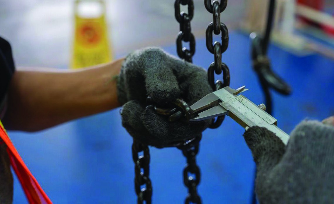 Lifting hardware inspection from the company presentation