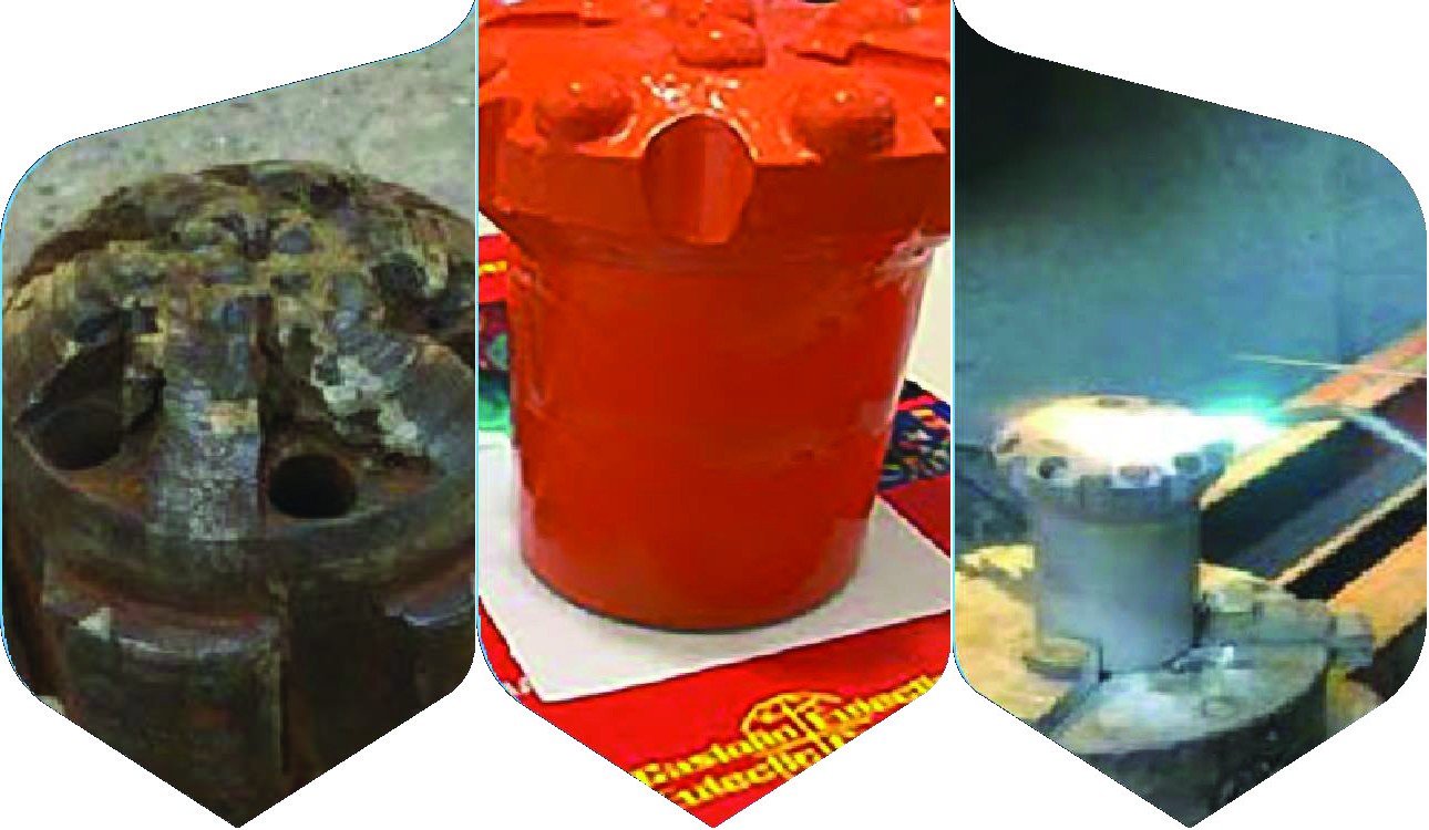 Drill bit component examples from the company portfolio