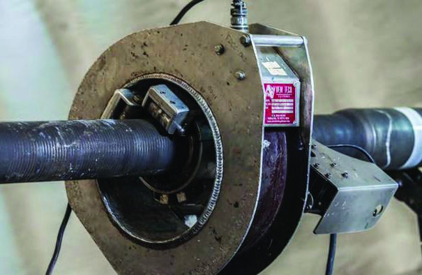 Drill & Cut EMI tubular inspection system